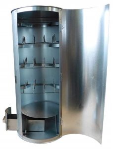 Räuchertonne aus Edelstahl
